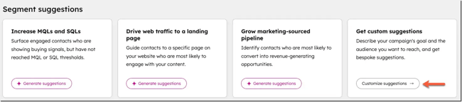 Breeze AI Segment Suggestions
